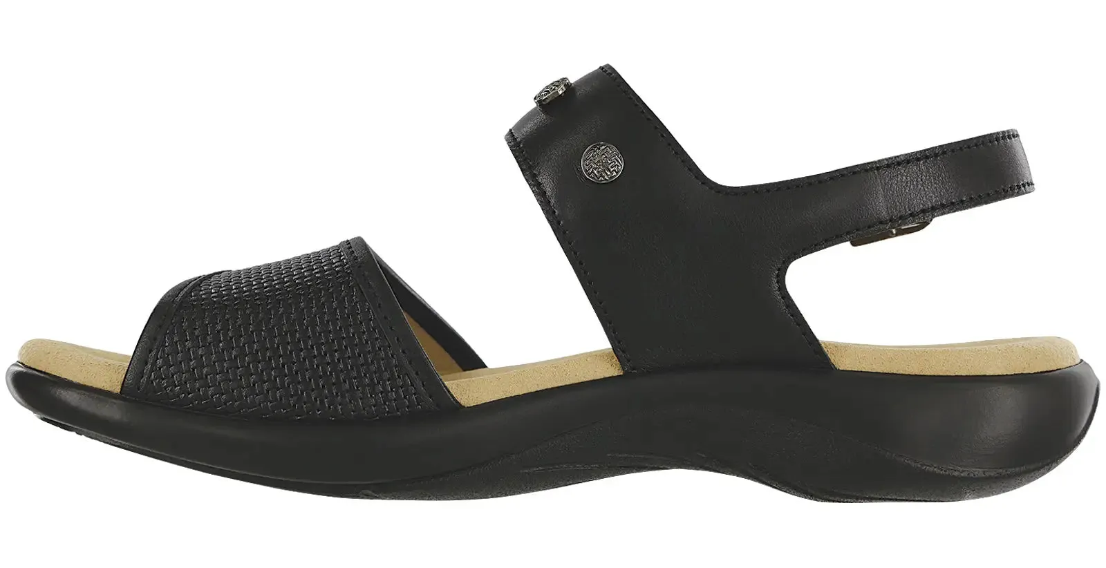 Womens SAS Lisette Woven  Stylish Ankle Strap Sandal with All-Day Comfort