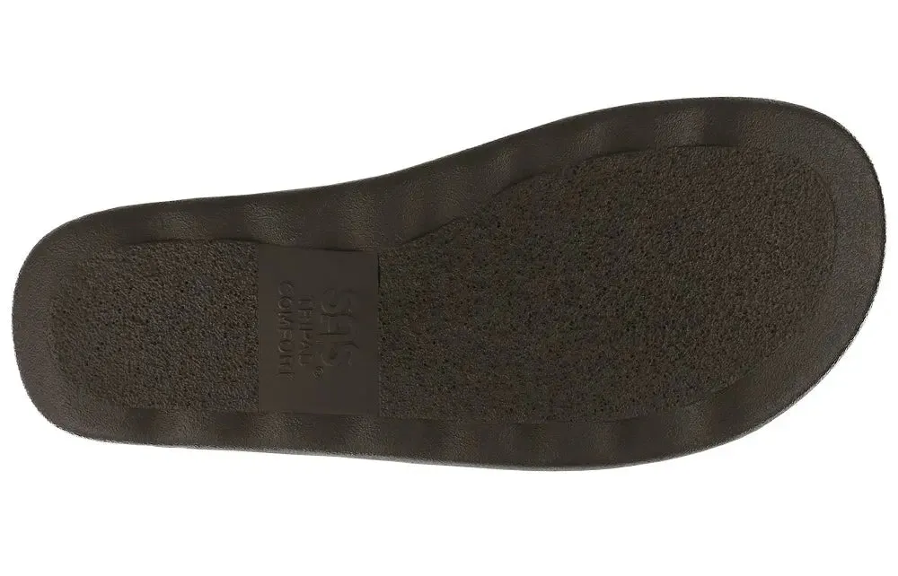 Womens SAS Relaxed  Adjustable Leather Sandal with Soft Cushioning