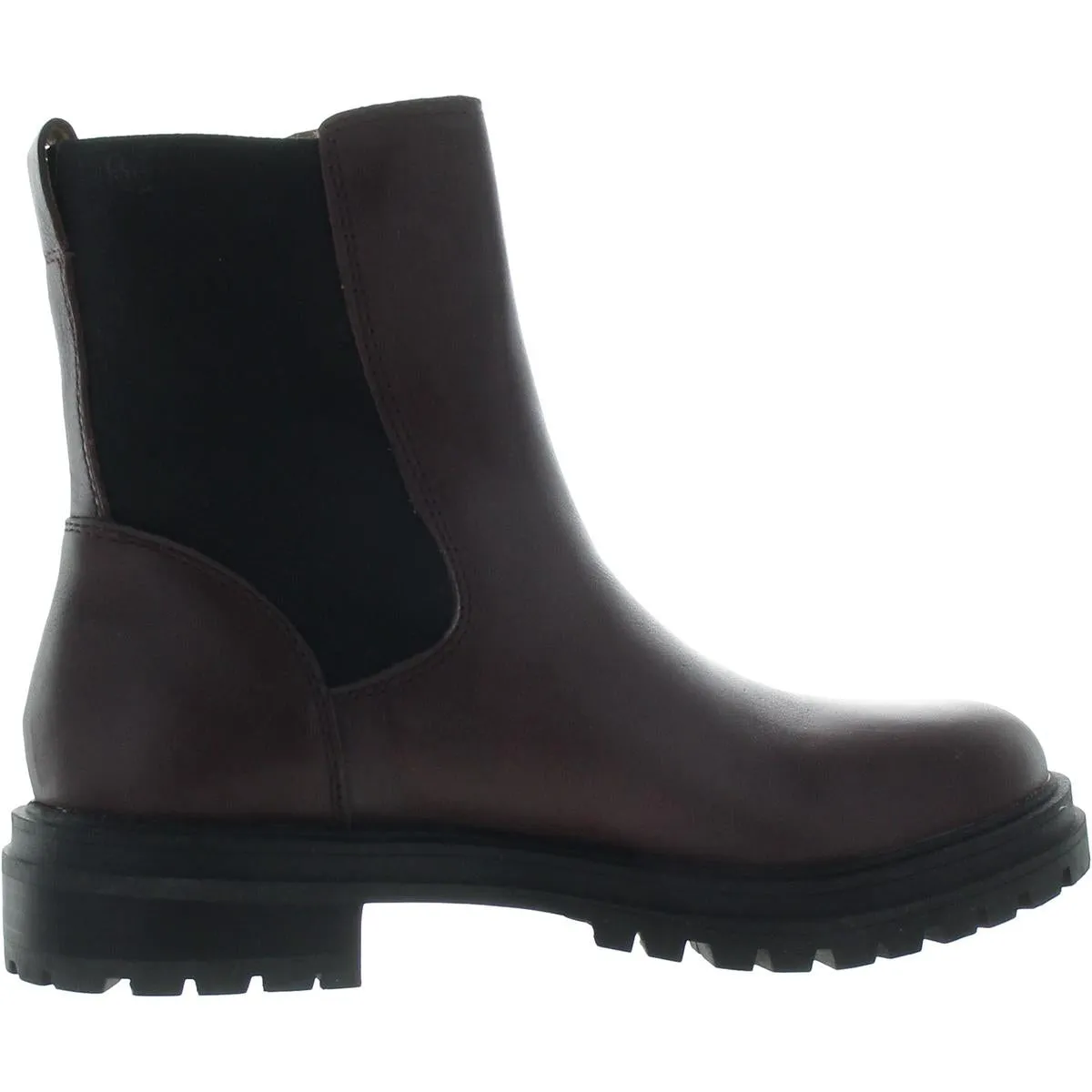 Womens Stretch Leather Ankle Boots