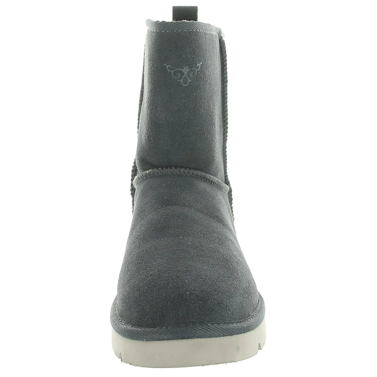 Womens Suede Faux Fur Winter Boots
