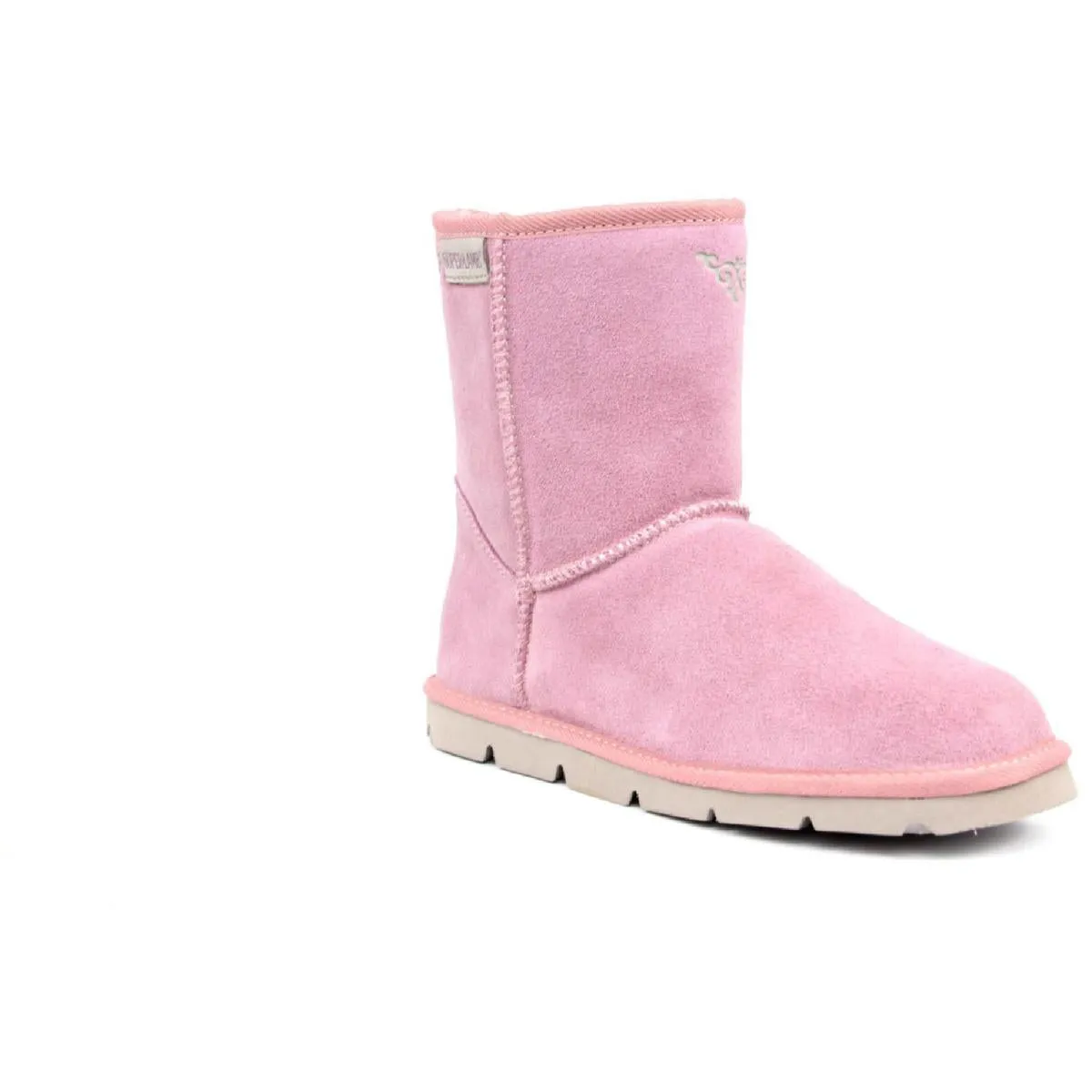 Womens Suede Faux Fur Winter Boots