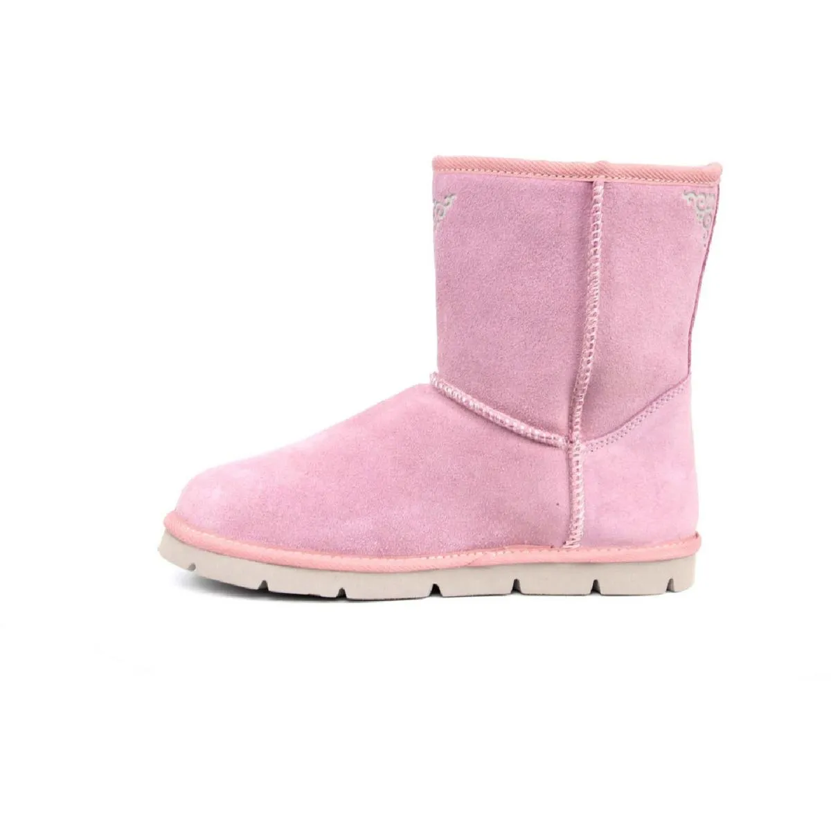 Womens Suede Faux Fur Winter Boots