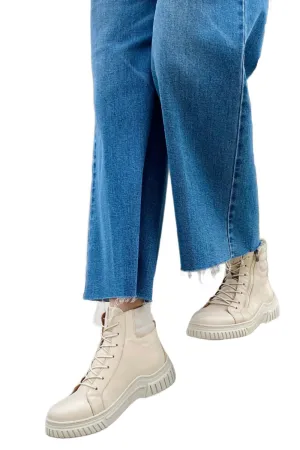 Women's Tenor High Top Sneaker In Eggnog