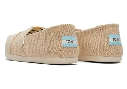 Womens TOMS Classic Alpargata  Iconic Slip-On with Lightweight Comfort