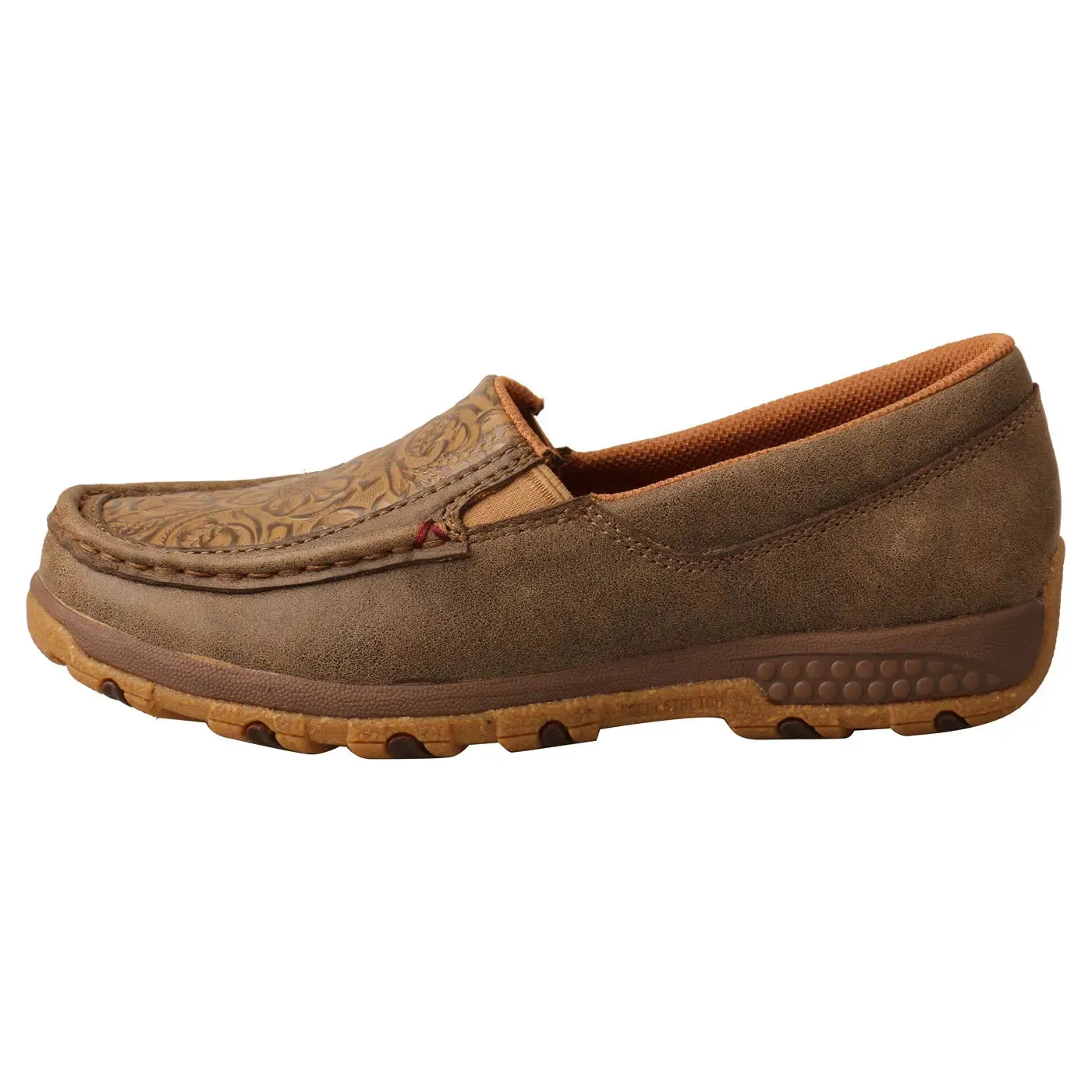 Womens Twisted X Slip-On Driving Moc  Effortless Style & Superior Comfort