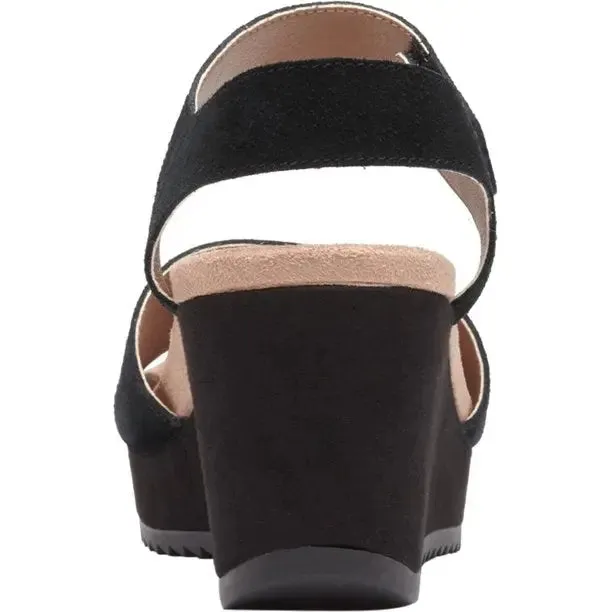 Womens Vionic Hoola Astrid II  Supportive Wedge Sandal with Retro-Chic Style