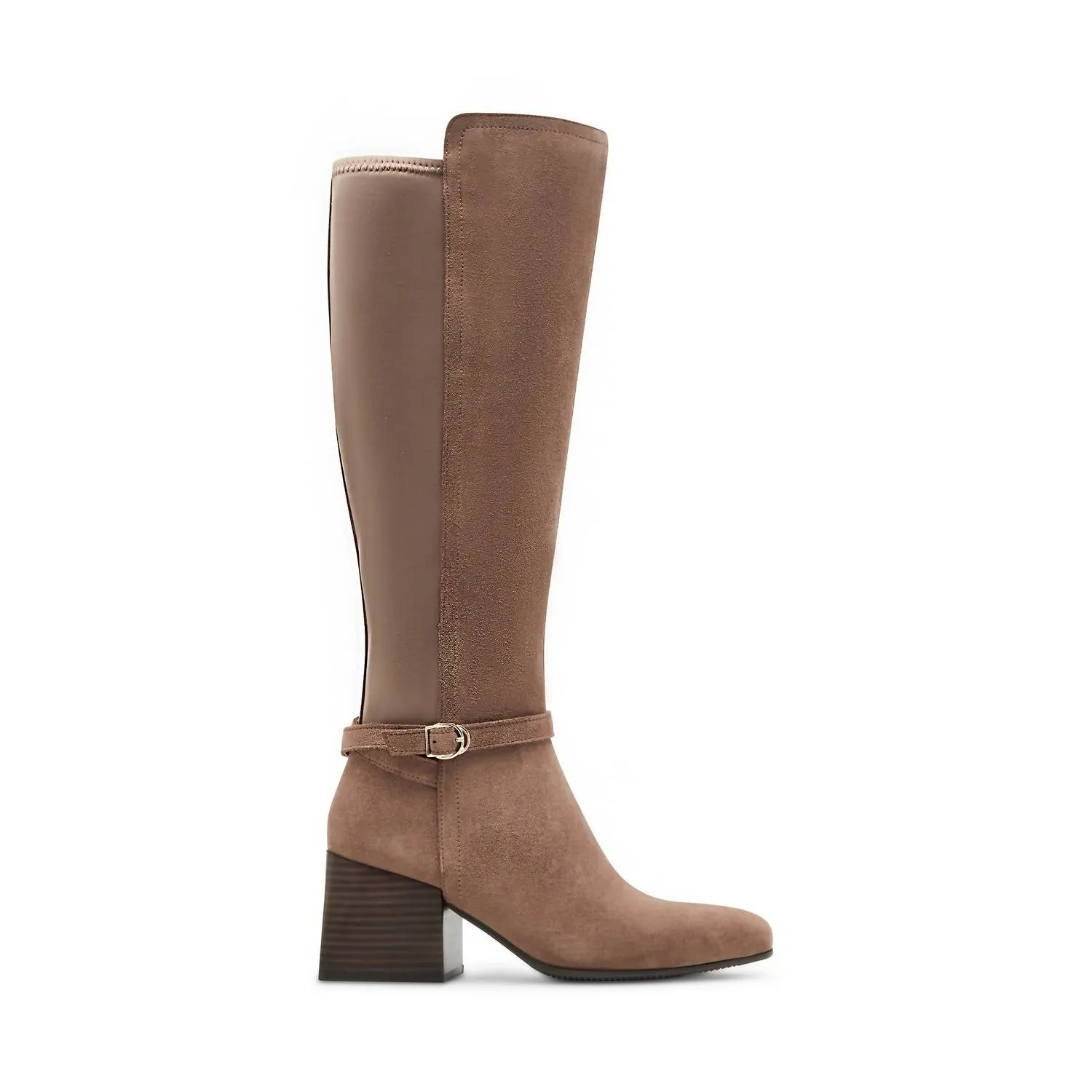 Women's Waterproof Twyla Boot In Taupe Suede