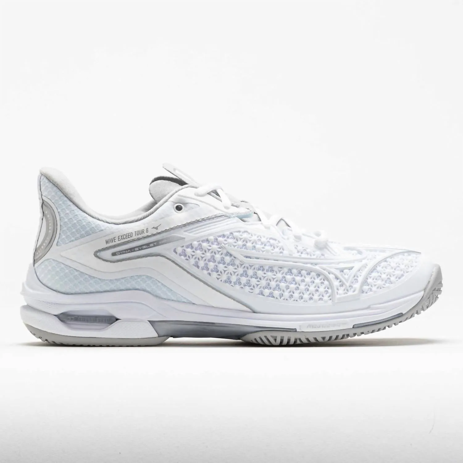 Women's Wave Exceed Tour 5 Ac Tennis Shoe In White/silver