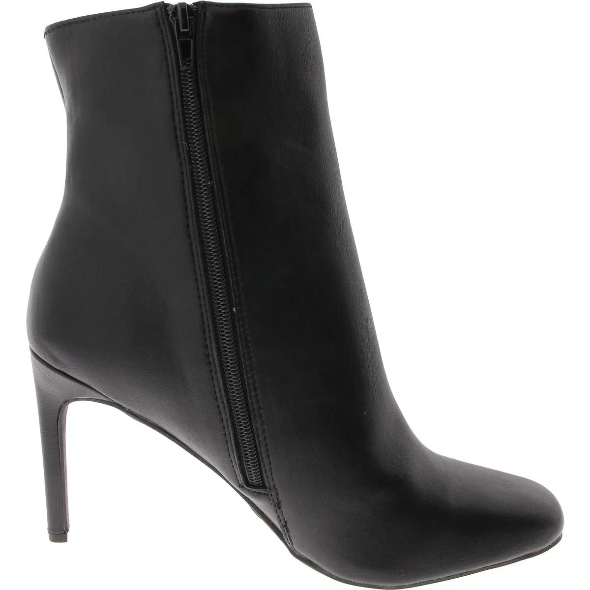 Womens Zip Up Slip On Ankle Boots