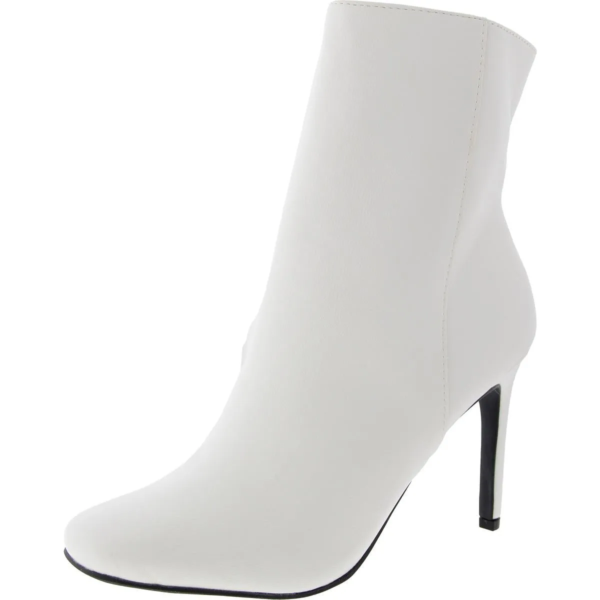 Womens Zip Up Slip On Ankle Boots