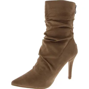 Womens Zip Up Stiletto Ankle Boots