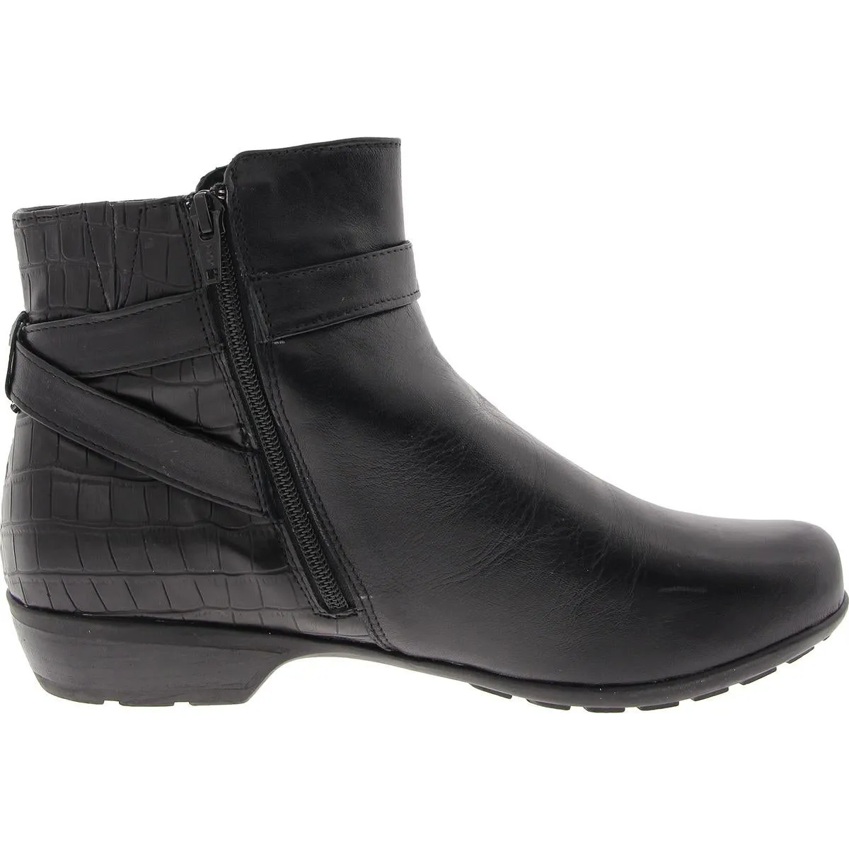 Womens Zipper Ankle Boots