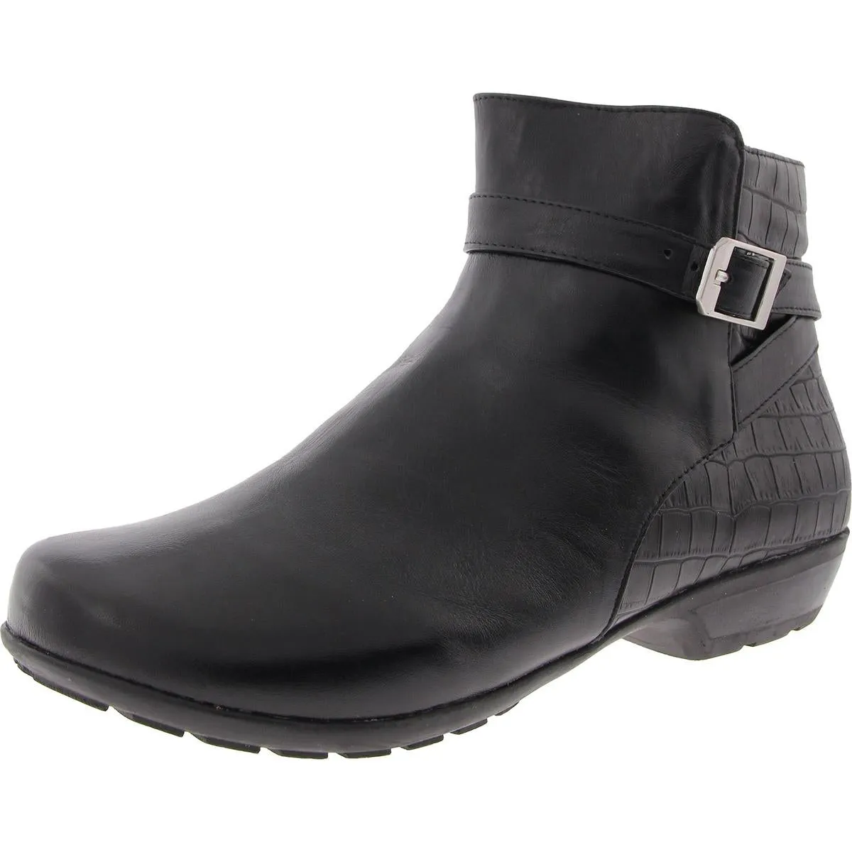 Womens Zipper Ankle Boots