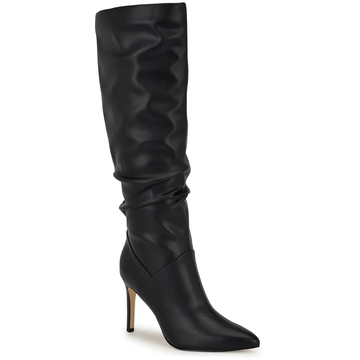 Womens Zipper Man Made Knee-High Boots