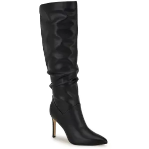 Womens Zipper Man Made Knee-High Boots