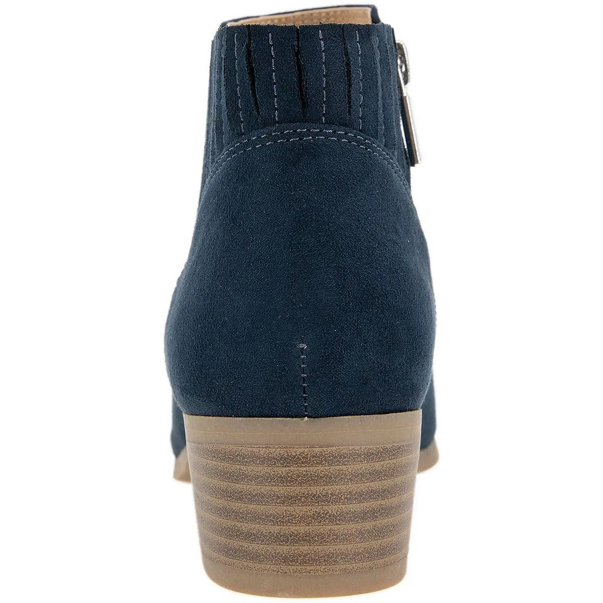 Womens Zipper Manmade Booties