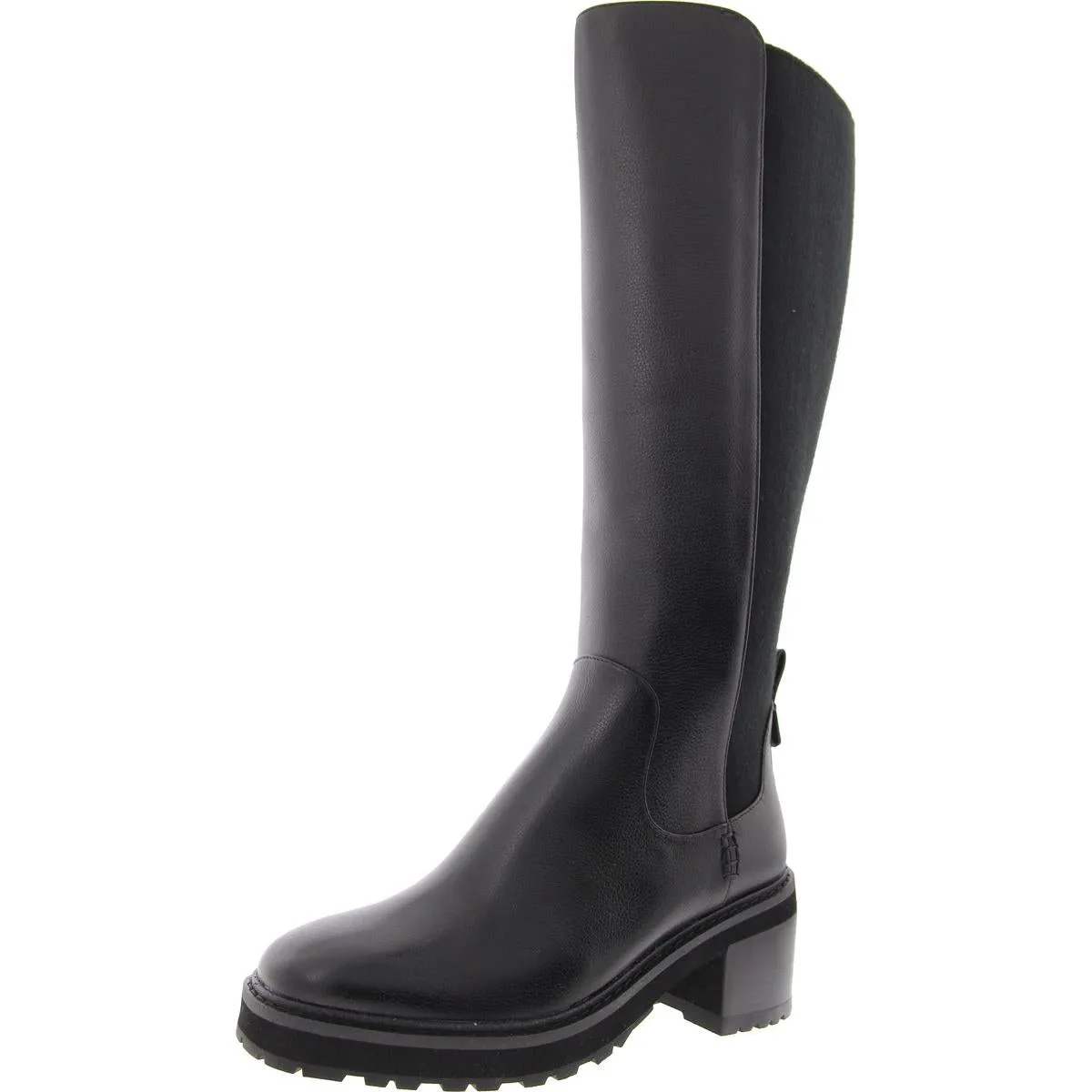 Womens Zipper Manmade Knee-High Boots