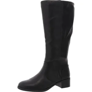 Womens Zipper Manmade Knee-High Boots