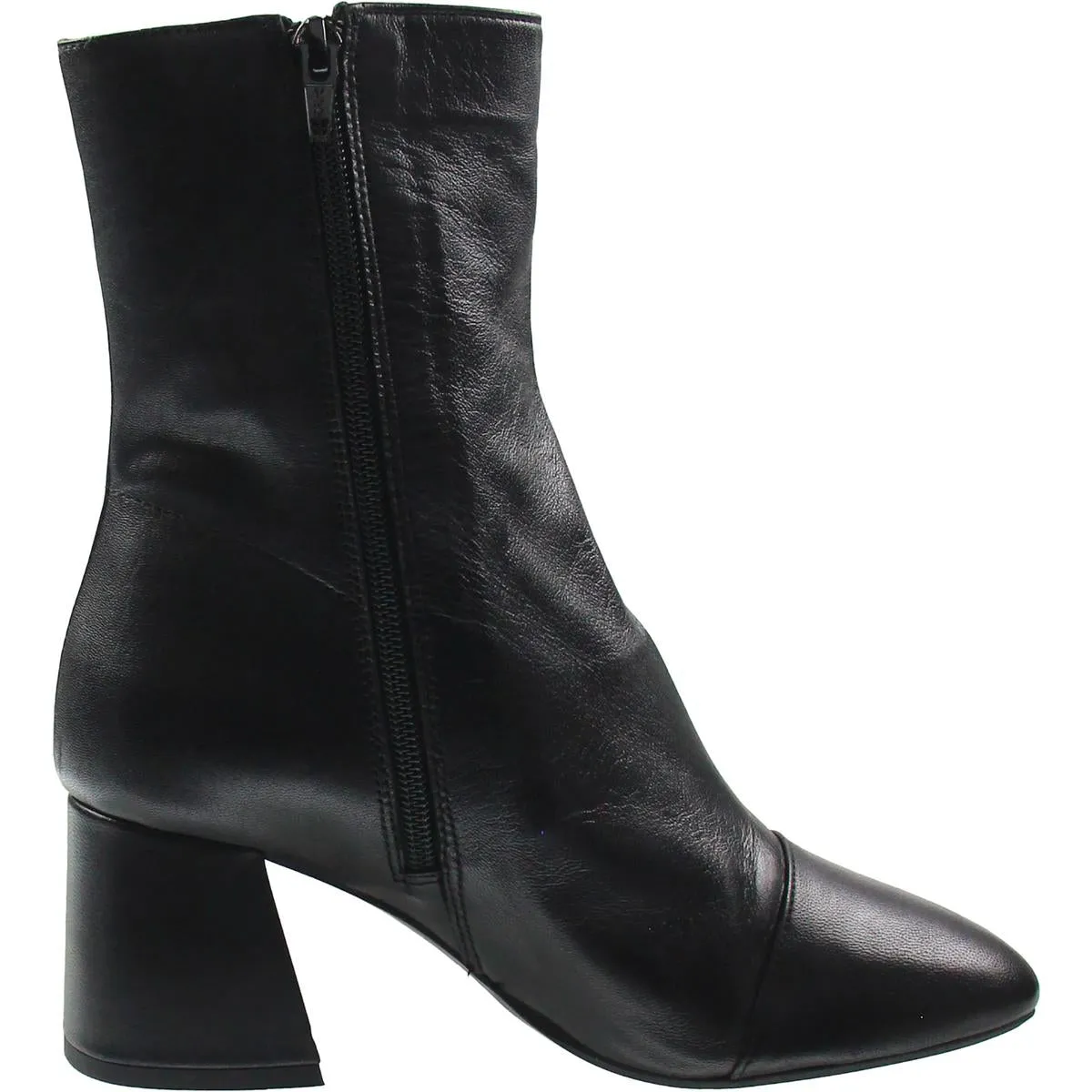 Womens Zipper Mid-Calf Boots