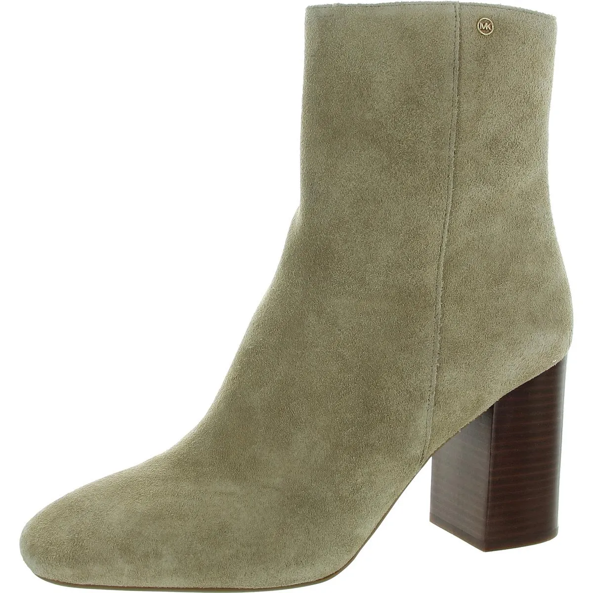 Womens Zipper Suede Mid-Calf Boots
