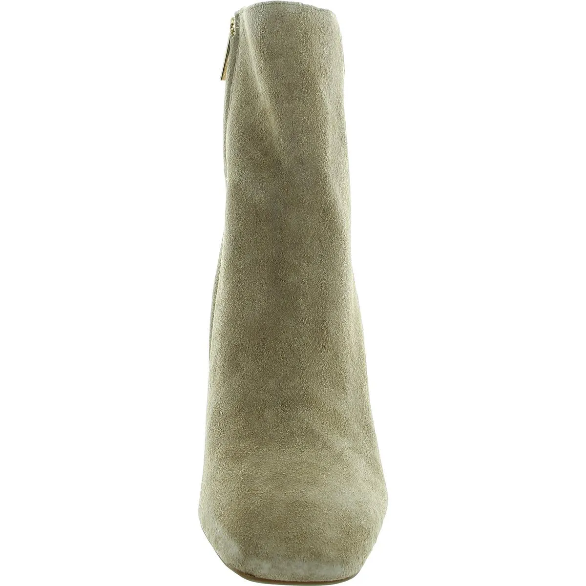 Womens Zipper Suede Mid-Calf Boots