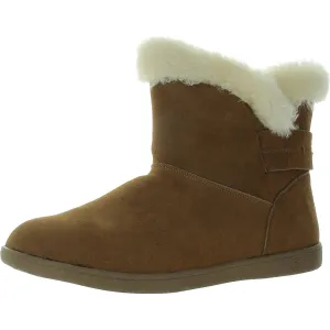 Womens Zipper Suede Winter & Snow Boots