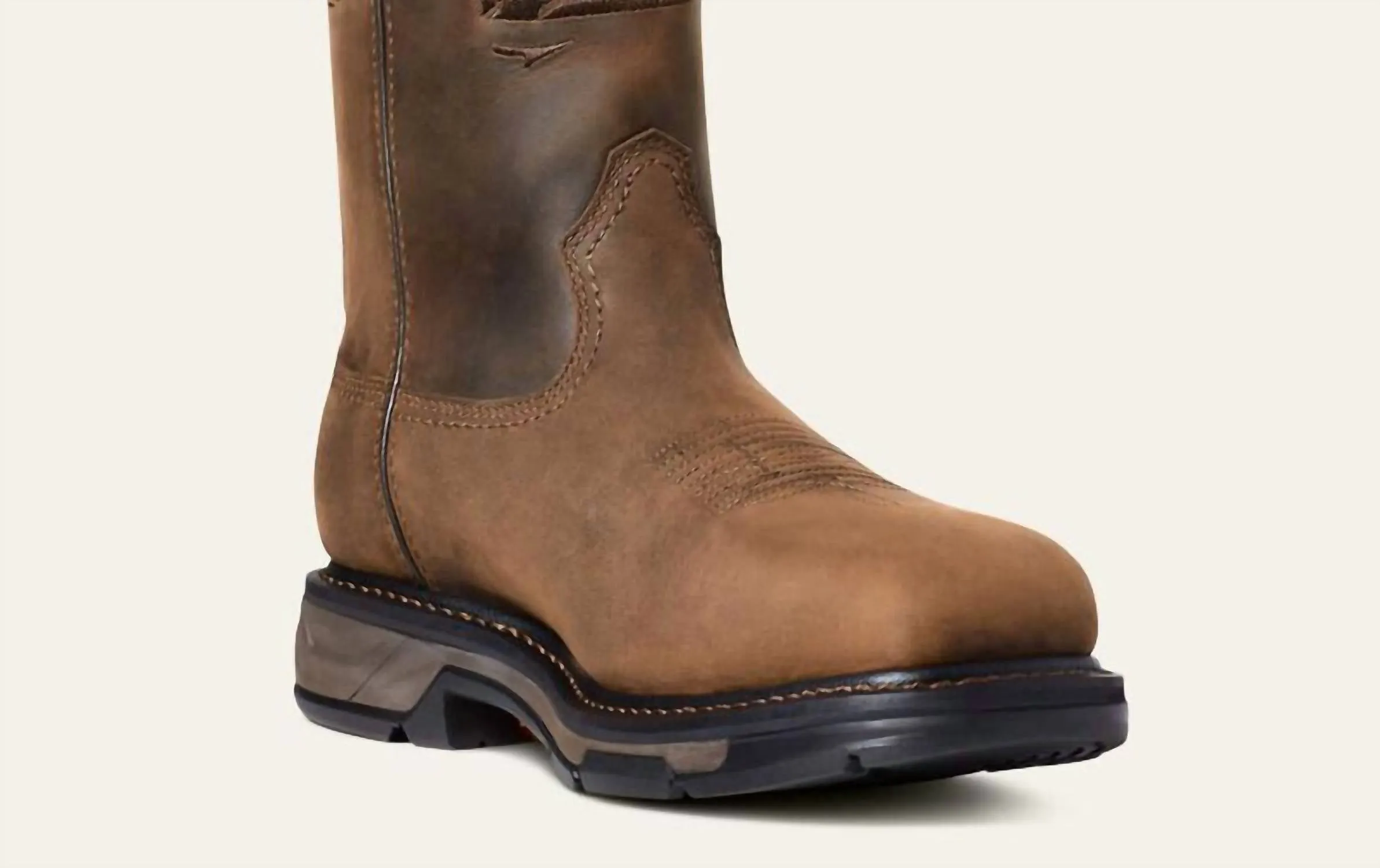Workhog Xt Patriot Waterproof Carbon Toe Work Boot In Distressed Brown