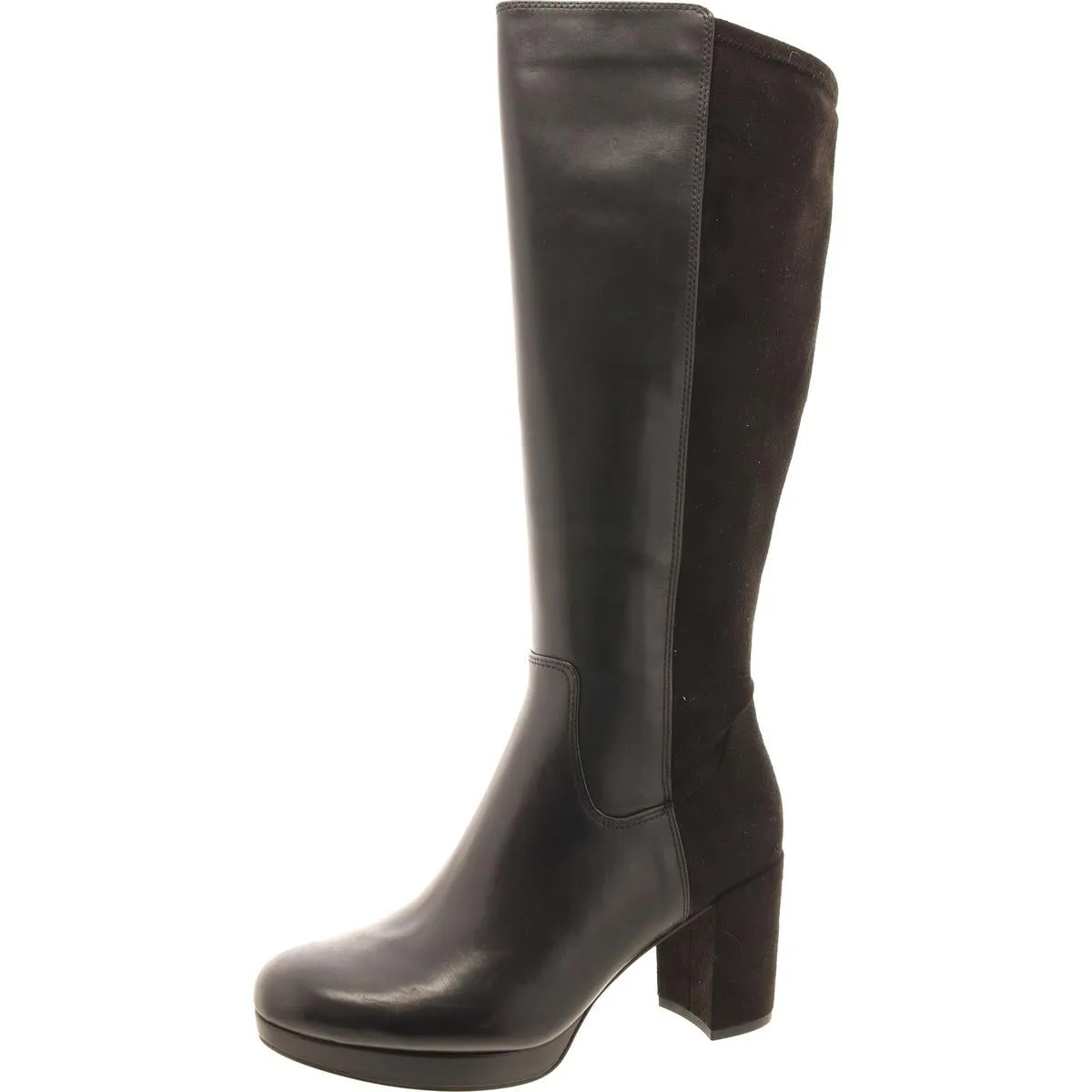 Ynez Womens Water Repellent Leather Knee-High Boots