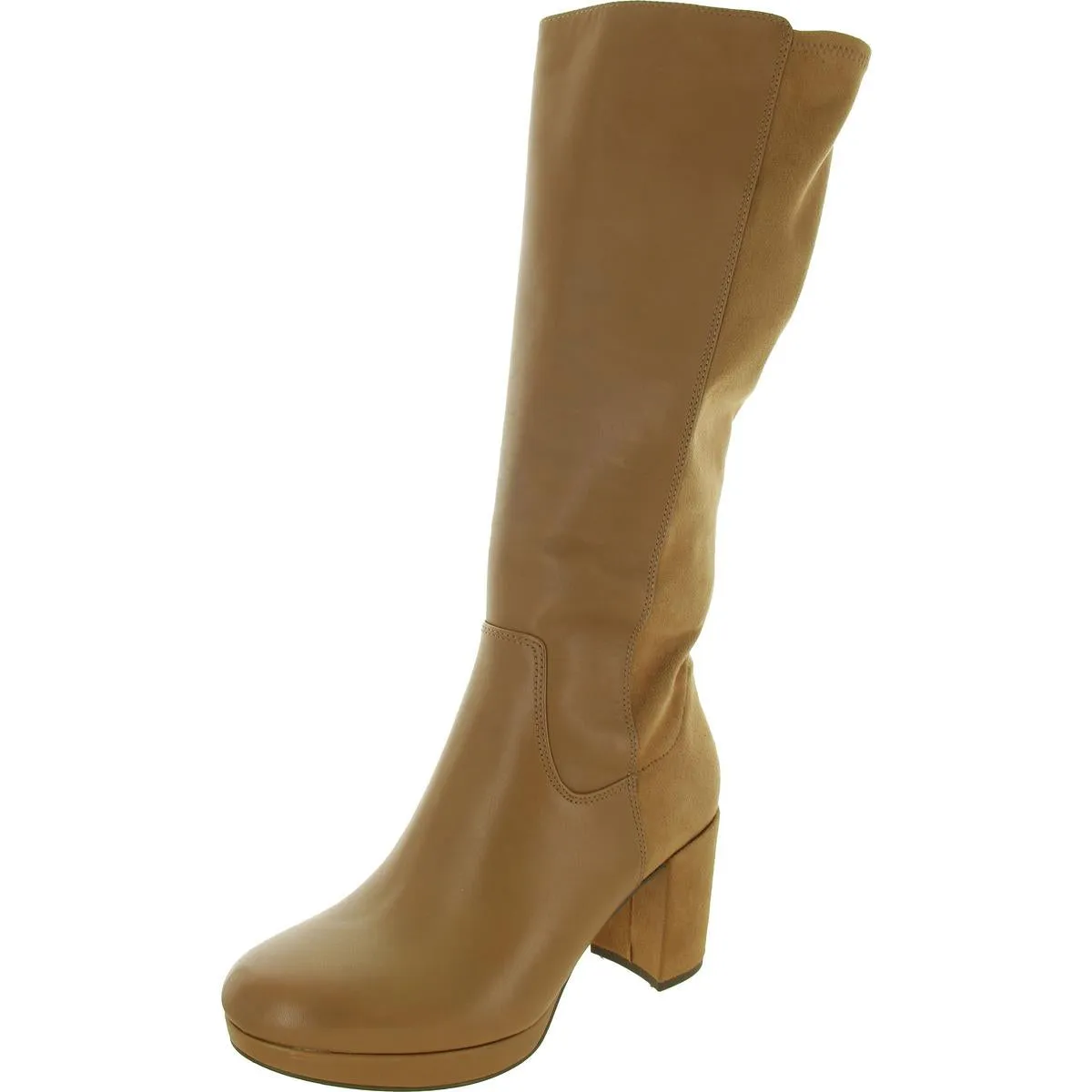 Ynez Womens Water Repellent Leather Knee-High Boots