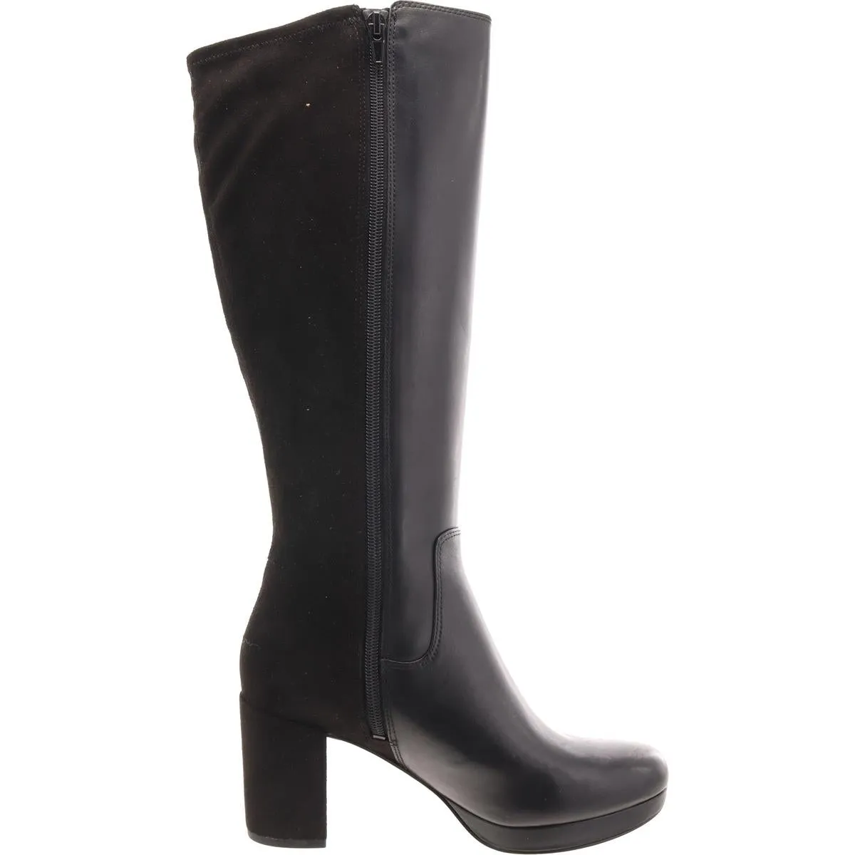 Ynez Womens Water Repellent Leather Knee-High Boots