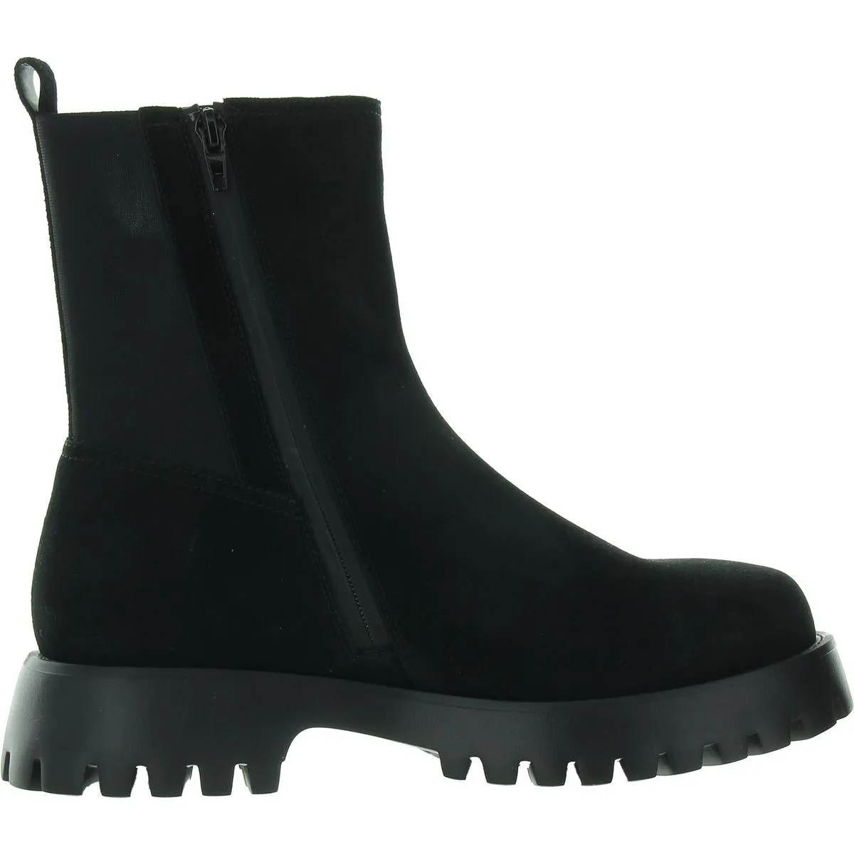 Zalika Womens Zipper Faux Suede Chelsea Boots