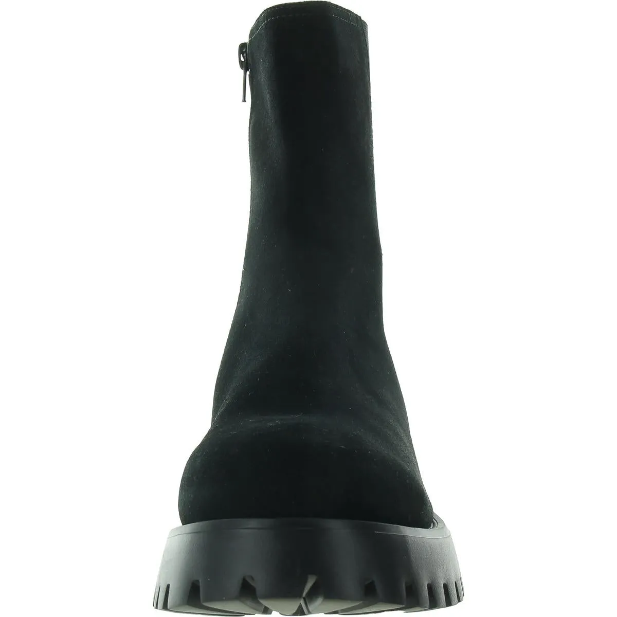 Zalika Womens Zipper Faux Suede Chelsea Boots