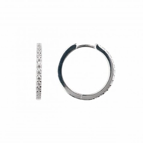 Zirconia 20mm Hoop Earrings 56838CZ