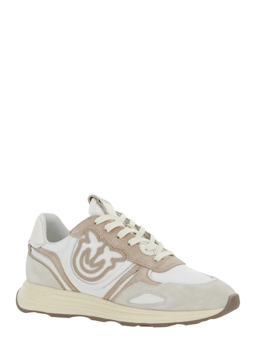Zoe' Beige Low-Top Sneaker