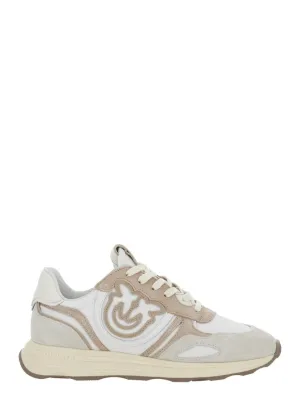 Zoe' Beige Low-Top Sneaker